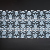 Kant 10cm breed baby blauw Kant KANT - 10CM - LICHTBLAUW - 10M 10 meter